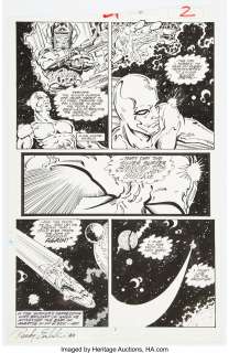 Ron Lim And Randy Emberlin | Silver Surfer #24 Story Page 2 Original Art (Marvel, 1989).... | Heritage