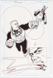 Howard Chaykin - Guy Gardner: Collateral Damage #2 Story Page 19 Original Art (DC, 2006). ...
