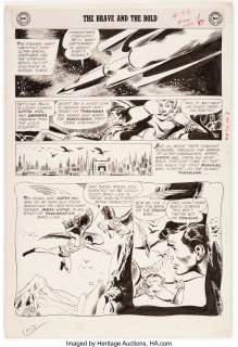 Joe Kubert | Brave and the Bold #43 Story Page 6 Hawkman Original Art (DC, 1962).... | Heritage