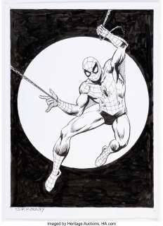 Mooney, Jim | Jim Mooney - Spider-Man Illustration Original Art (undated).... | Heritage