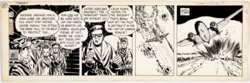 Caniff, Milton | Milton Caniff Terry and the Pirates Daily Comic Strip Original Art dated 12-13-45 (News Syndicate, 1945).... | Heritage