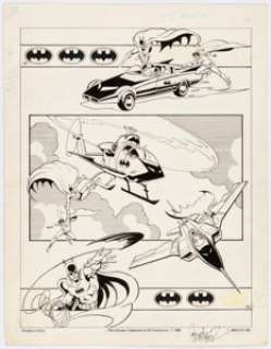 Garcã­a-Lopez, José Luis | Jose Luis Garcia-Lopez and Dick Giordano - Batman and Robin Style Guide Illustration Original Art (DC, 1982). ... | Heritage