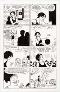 Hernandez, Jaime | Jaime Hernandez Love and Rockets #15 Story Page 3 Hopey Original Art (Fantagraphics, 2005).... | Heritage
