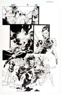 Bachalo, Chris - Chris Bachalo and Mark Irwin X-Men: Age of Apocalypse #4 Story Page 10 Original Art (Marvel, 2005)....