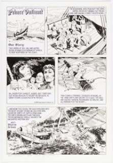 Gianni, Gary | Gary Gianni Prince Valiant #3728 Sunday Comic Strip Original Art dated 7-20-08 (King Features Syndicate, 2008).... | Heritage