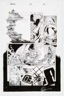 Capullo, Greg | Greg Capullo, Todd McFarlane, and Danny Miki Spawn #41 Story Page 21 Original Art (Image, 1996).... | Heritage