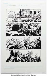 Adlard, Charlie - Charlie Adlard and Cliff Rathburn The Walking Dead #98 Story Page 19 Original Art (Image, 2012)....