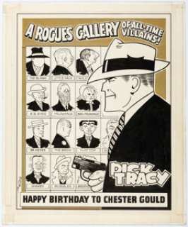 Murphy, Bob | Bob Murphy The Buyer’s Guide for Comic Fandom #134 "Dick Tracy" Cover Original Art (Alan Light Publ., 1976). ... | Heritage