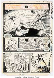 GarcÃ­a-Lopez, José Luis - José Luis GarcÃ­a-LÃ³pez and Bob Smith Atari Force #12 Story Page 8 Original Art (DC,1984)....