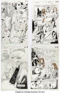 Buckingham, Mark | Mark Buckingham and Alfredo Alcala Hellblazer #22 Story Pages Original Art Group of 8 (DC, 1989).... (Total: 8 Original Art) | Heritage