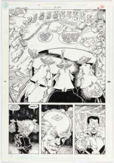 Broderick, Pat - Pat Broderick and Bruce Patterson Green Lantern V2#7 Story Page 16 John Stewart Original Art (DC, 1990)....