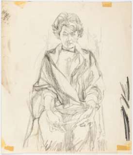 Peak, Robert | Robert Peak - Preliminary Sketch of a Woman Original Art (c. 1980s).... | Heritage