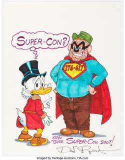 Rosa, Don | Don Rosa - Scrooge McDuck and Beagle Boy Illustration Original Art (2007).... | Heritage