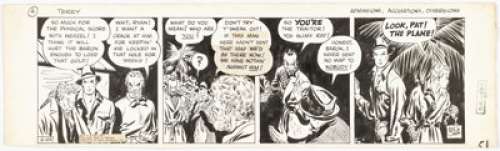 Caniff, Milton | Milton Caniff Terry and the Pirates Daily Comic Strip Original Art dated 2-23-39 (Chicago Tribune-N.Y. News, 1939)... | Heritage