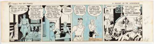 Caniff, Milton | Milton Caniff Terry and the Pirates Daily Comic Strip Original Art dated 8-15-35 (Chicago Tribune-N.Y. News Syndic... | Heritage
