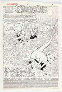 Delbo, José - José Delbo and Al Gordon Thundercats #10 Splash Page 1 Original Art (Marvel, 1987)....
