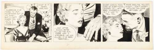 Raymond, Alex | Alex Raymond Rip Kirby Daily Comic Strip Original Art dated 2-11-54 (King Features Syndicate, 1954). ... | Heritage