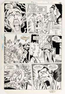Gonzales, Adrian - Adrian Gonzales and Pablo Marcos Super Powers #2 Story Page 21 Original Art (DC, 1984)....