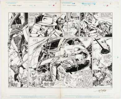 Velluto, Sal - Sal Velluto and Tom Palmer Marc Spector: Moon Knight #14 Story Pages 2-3 Original Art (Marvel, 1990)....