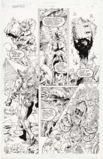 Eaton, Scot | Scot Eaton and Kim DeMulder Swamp Thing #133 Story Page 13 Original Art (DC, 1993). ... | Heritage