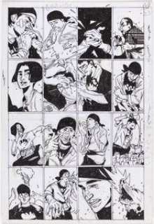 Radhakrishnan, Anand - Anand Radhakrishnan Grafity‘s Wall Graphic Novel Story Page 33 Original Art (Dark Horse, 2020)....