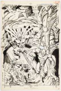 Cullins, Paris | Paris Cullins Secret Origins #43 Hawk and Dove Cover Original Art (DC, 1989).... | Heritage