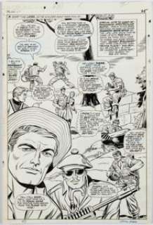 Ayers, Dick | Dick Ayers and John Tartaglione Sgt. Fury #42 Splash Page 19 Original Art (Marvel, 1967).... | Heritage