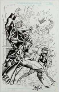 Pugh, Steve - Steve Pugh and Rodney Ramos - Generation X #66 Splash Page 9 Original Art (Marvel, 2000)....