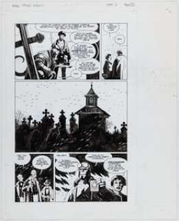 Mignola, Mike | Mike Mignola Hellboy: Almost Colossus #1 Story Page 6 Original Art (Dark Horse, 1997).... | Heritage