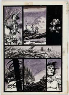 Alcázar, Vicente - Vicente Alcázar Kull and the Barbarians #3 "The Omen in the Skull" Story Page 24 Original Art (Marvel, 1975)....