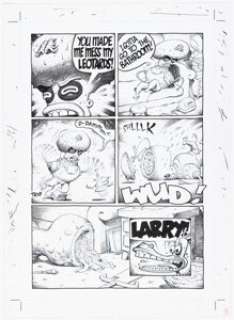 Cooper, Dave | Dave Cooper Dark Horse Presents #132 Story Page 8 Dan & Larry Original Art (Dark Horse, 1998).... | Heritage