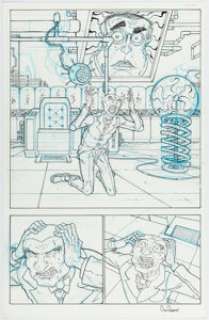 Pitarra, Nick - Nick Pitarra The Manhattan Projects #18 Story Page 19 Original Art (Image, 2014)....