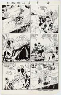 Guice, Jackson "Butch" | Jackson "Butch" Guice and Bob McLeod X-Factor #6 Story Page 6 Original Art (Marvel, 1986).... | Heritage