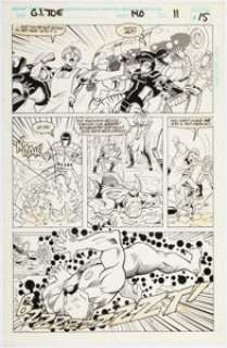 Batista, Chris - Chris Batista and Chip Wallace G.I. Joe: A Real American Hero #140 Story Page 11 Original Art (Marvel, 1993)....