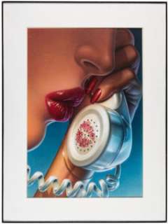 McGinty, Mark | Mark McGinty - "Lips" Paintings Original Art Group of 5 (c. 1986).... (Total: 5 Original Art) | Heritage