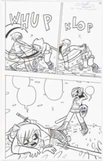 Bryan Lee O’Malley | Scott Pilgrim #4 - Scott Pilgrim Gets It Together Story Page 119 Original Art (Oni ... | Heritage