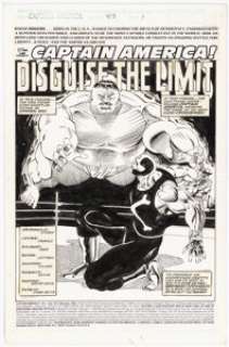 Rik Levins And Danny Bulanadi | Captain America #412 Splash Page 1 Original Art (Marvel, 1993).... | Heritage