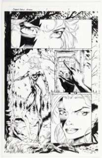 David Finch, Aaron Sowd, And Others | Cyberforce Annual #1 Story Page 1 Original Art (Image, 1995).... | Heritage