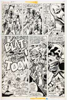 Al Milgrom And Terry Austin | Captain Marvel #50 Story Page 11 Original Art (Marvel, 1977). | Heritage