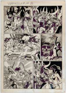 Gonzalo Mayo (Attributed) - | Vampirella Story Page Original Art (c. 1983). | Heritage