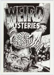 Will Blyberg | Weird Mysteries #5 Cover Re-Creation Original Art (undated). | Heritage