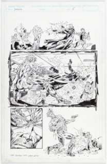 Jim Lee and Richard Bennett Savage Dragon #13(a) Story Page 5 Original Art (Image, 1994).