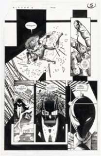 John K. Snyder III and Jay Geldhof Mister E #4 Story Page 5 Original Art (DC, 1991).