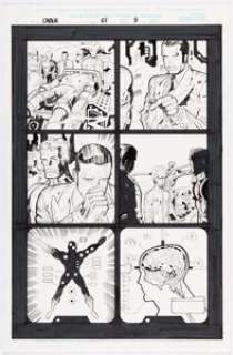 José Ladrönn and Juan Vlasco Cable #61 Story Page 9 Original Art (Marvel, 1998).