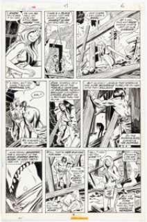 John Buscema and Dan Adkins Conan the Barbarian #47 Story Page 4 Original Art (Marvel, 1975). | Heritage