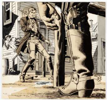 John Severin Wyatt Earp #14 Cover Original Art (Marvel, 1957). | Heritage
