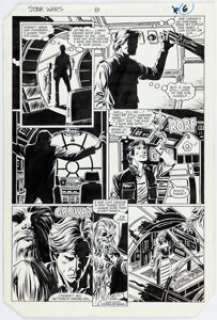 Ron Frenz, Tom Palmer, and Tom Mandrake Star Wars #81 Story Page 5 Original Art (Marvel, 1984).