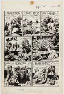 Jack Davis Frontline Combat #7 Story Page 2 Original Art (EC, 1952). | Heritage