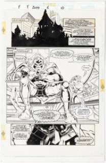 Pascual Ferry and Art Thibert Fantastic Four 2099 #6 Story Page 10 Dr. Doom Original Art (Marvel, 1996). (Total: 3 Original Art)