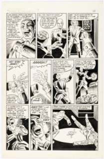 Steve Ditko Revolver #4 Story Page 8 Original Art (Renegade Press, 1985). | Heritage